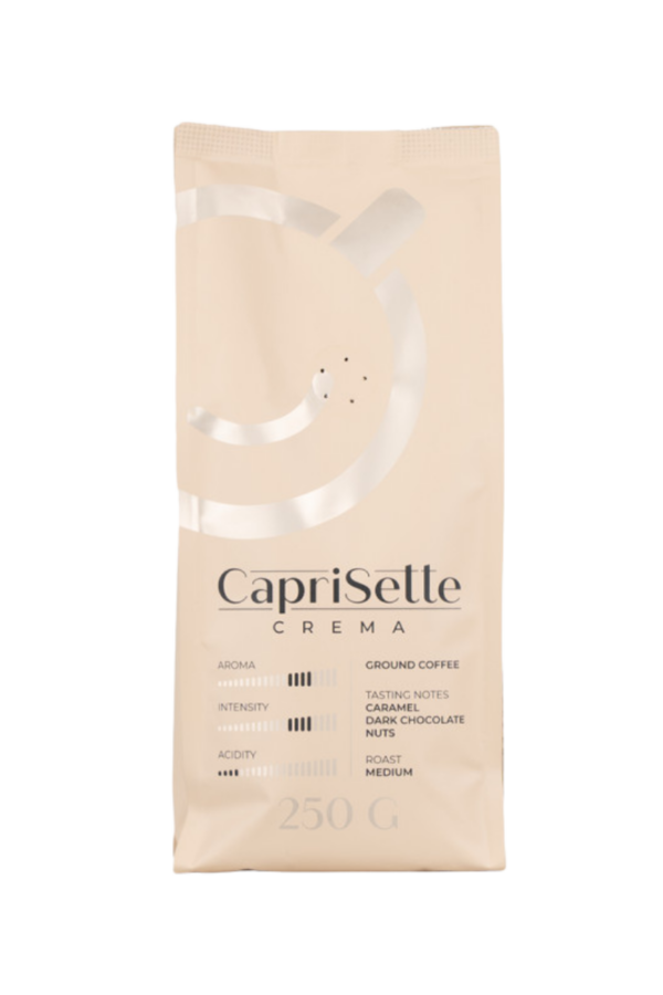 Ground coffee Caprisette Crema, 250 g