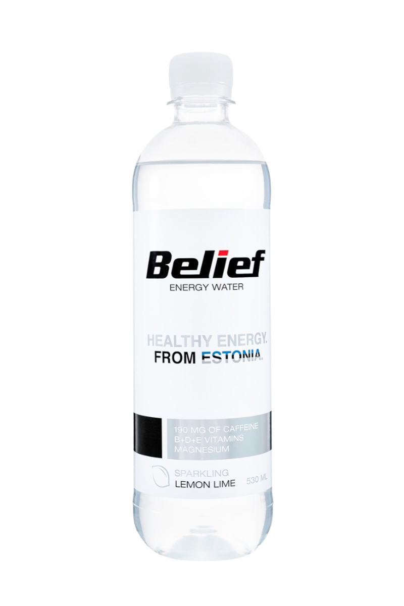 Belief Energy Water - Lemon-Lime ( 12 pcs x 530ml )
