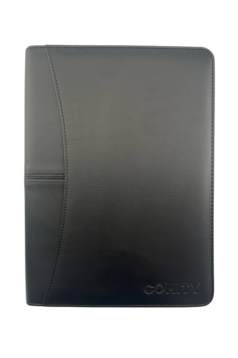 Comity business portfolio, black, a4