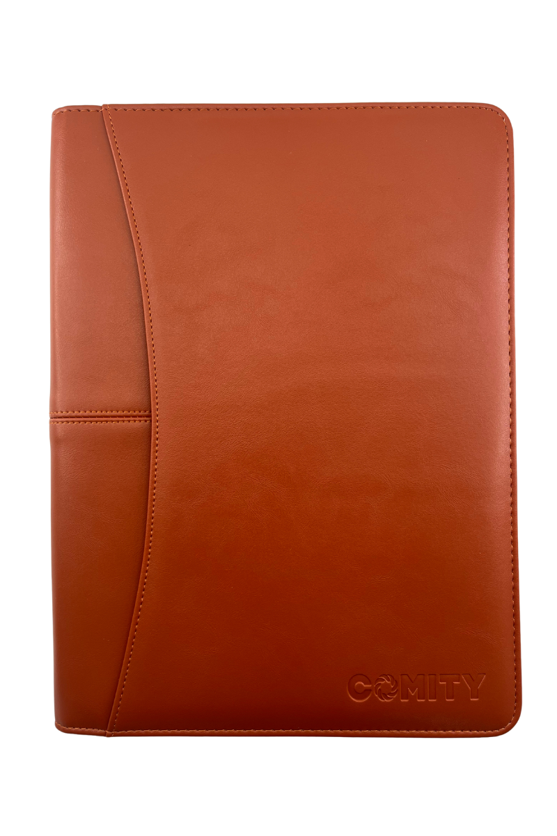 Comity business portfolio, brown, a4