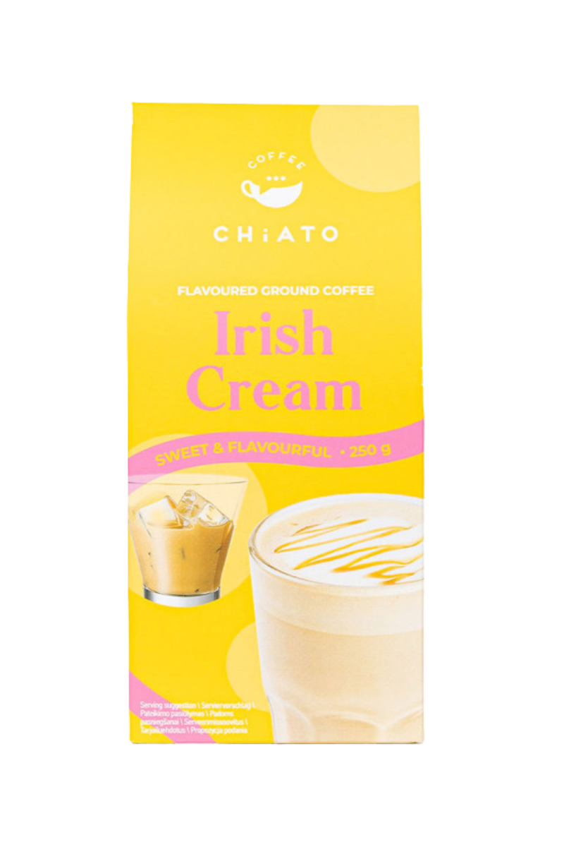 Irish cream-flavoured ground coffee CHiATO Irish Cream, 250 g