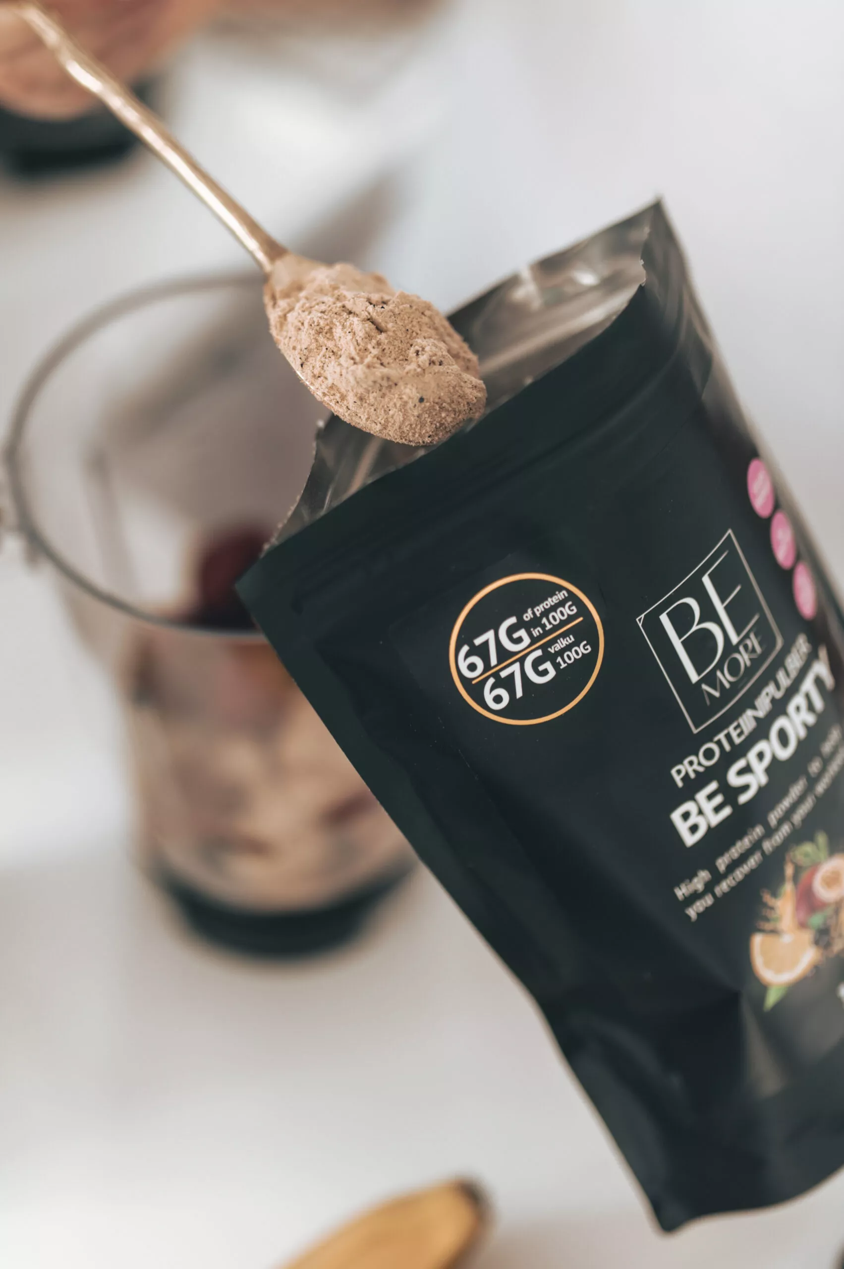 Be Sporty vegan protein powder, 300g - Image 2