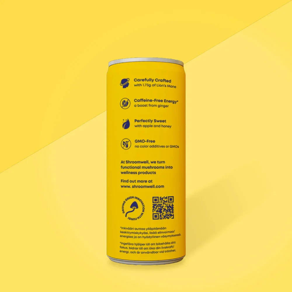 Shroomwell Focus State Soft Drink (24 cans) - Image 3