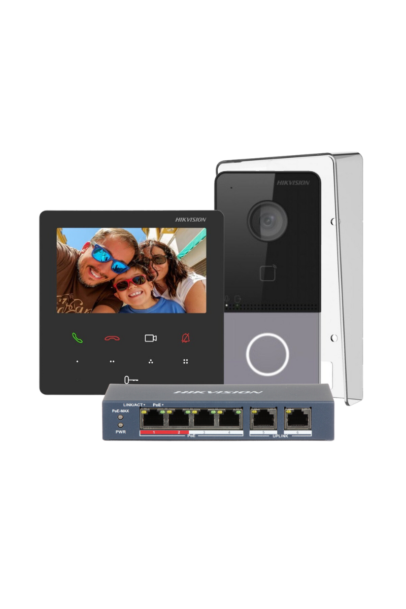 Hikvision DS-KIS606-P(O-STD) IP Intercom Kit
