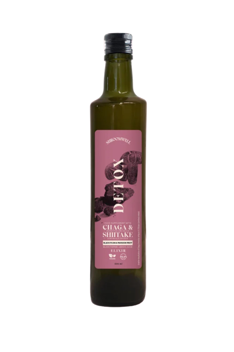 Chaga DETOX Elixir Black Plum & Passion Fruit, 500ml