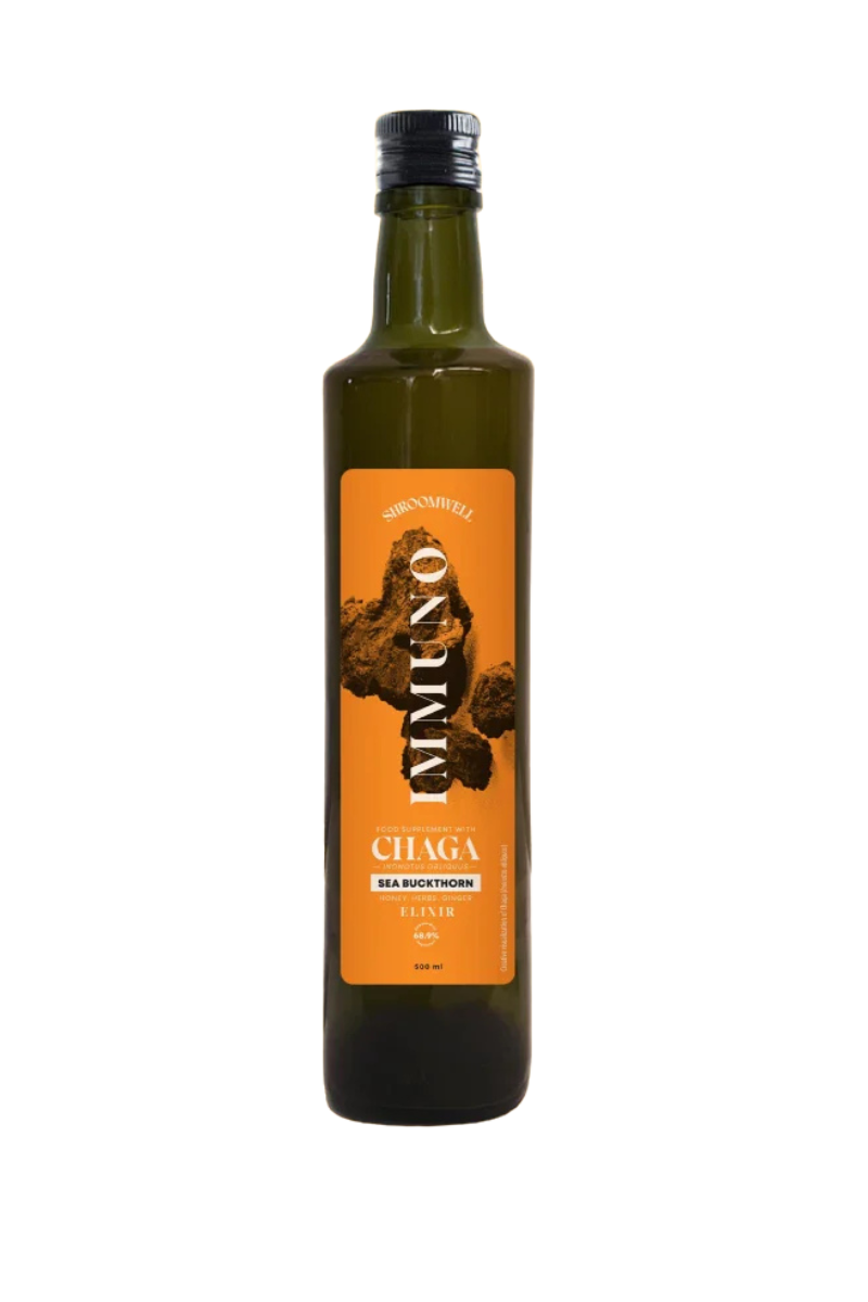 Chaga IMMUNO Elixir with Sea Buckthorn, 500ml
