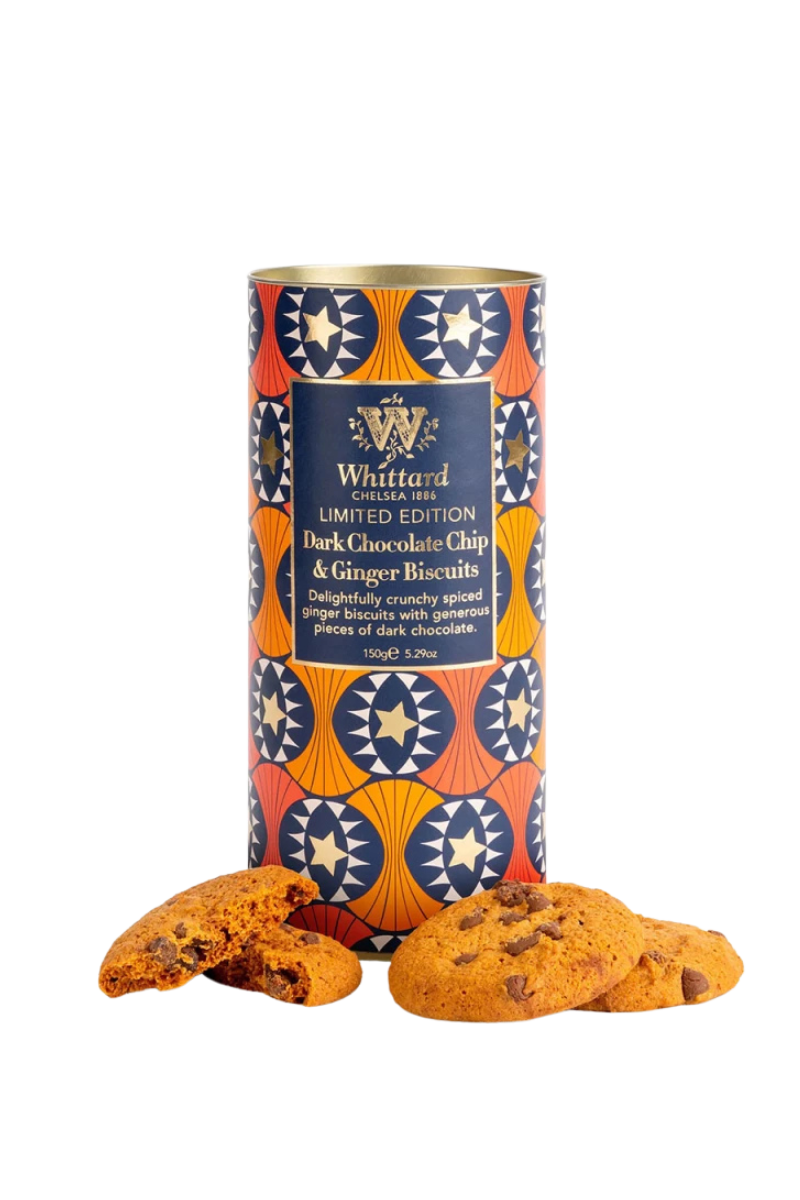 Biscuits Whittard of Chelsea “Limited Edition Dark Chocolate Chip & Ginger”, 150 g