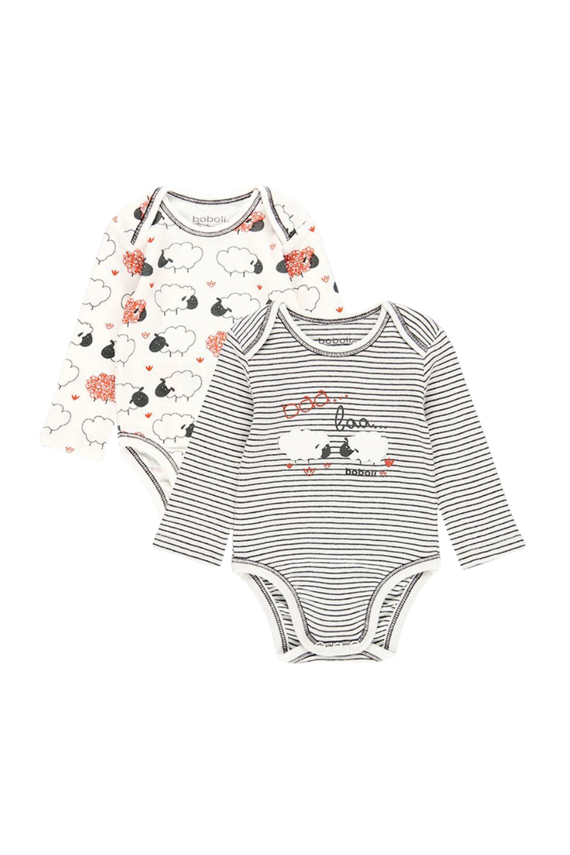 Boboli 2 Pack Bodysuit Set, size 50