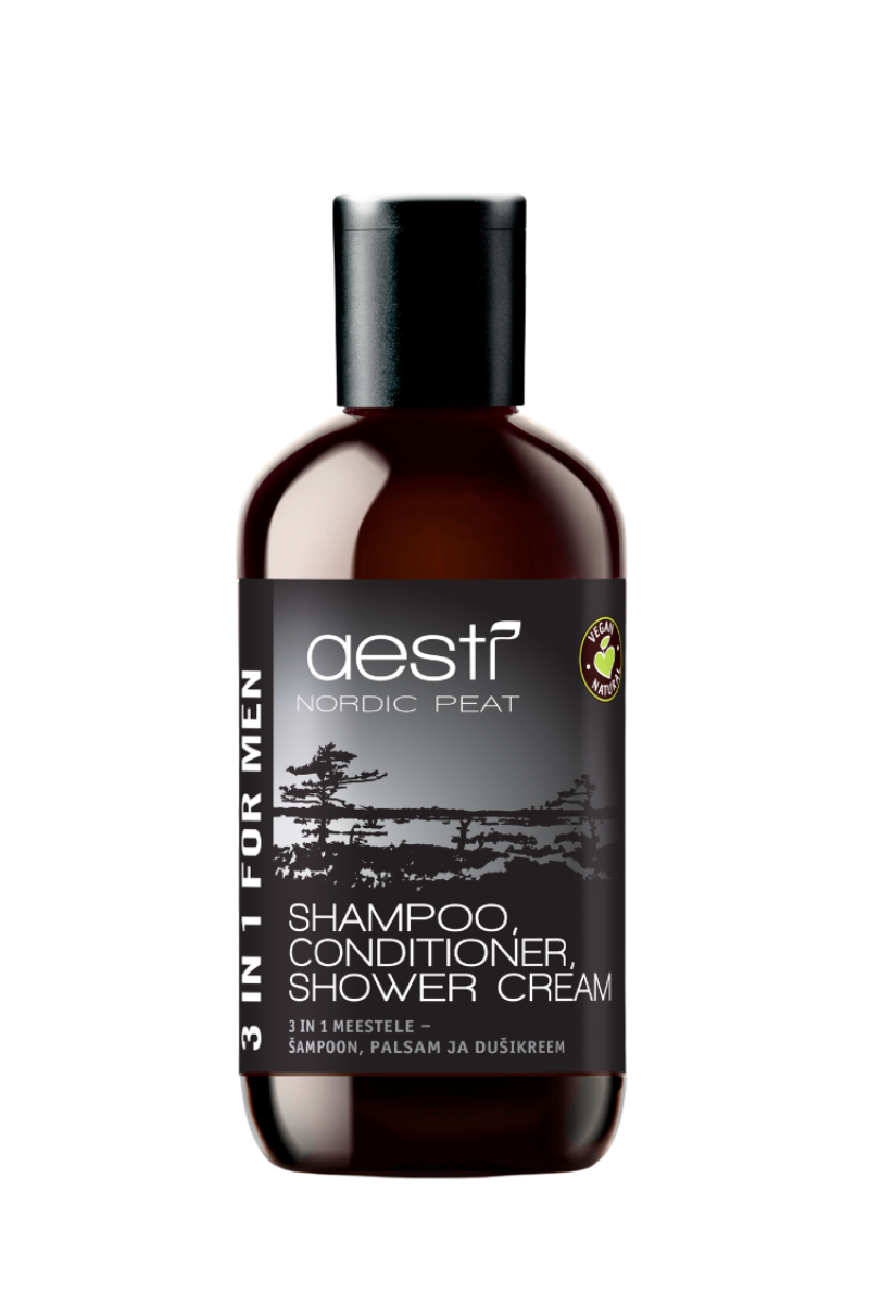 3 in 1 FOR MEN – shampoo, conditioner, and shower cream, 250ml