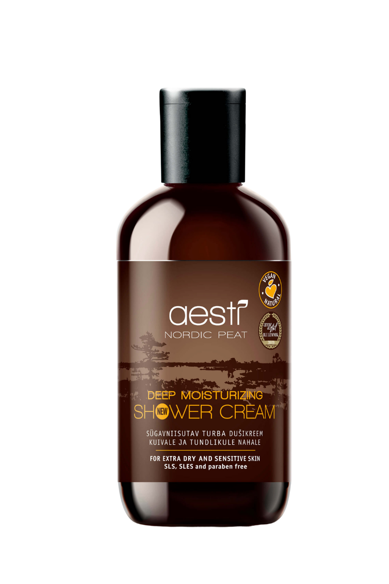 Deep Moisturizing Peat Shower Cream with Olive oil, 250ml