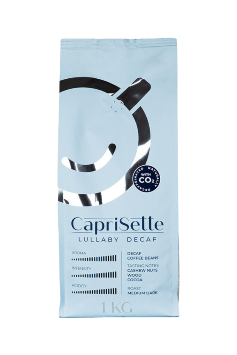 Decaf coffee beans Caprisette Lullaby, 1 kg