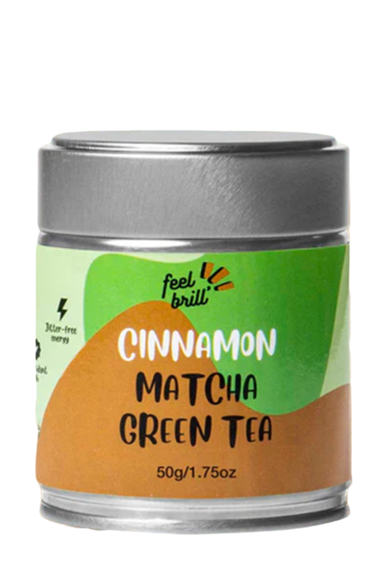 Matcha green tea with cinnamon Feel Brill, 50 g