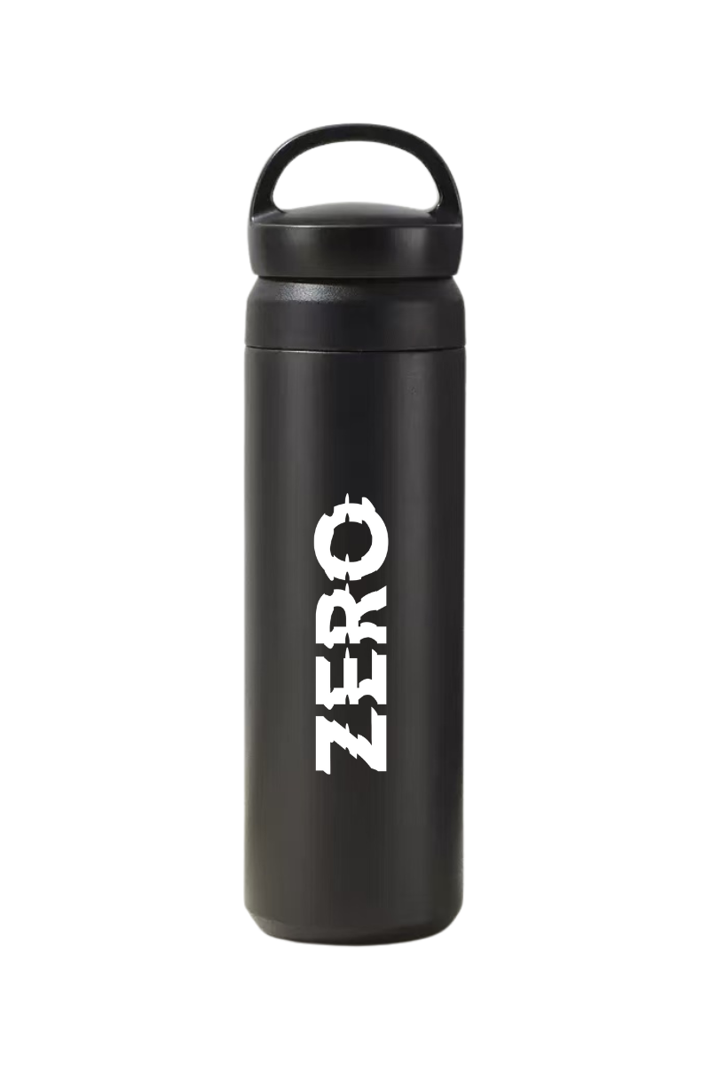 Zero Stainless Steel Water Bottle, Black