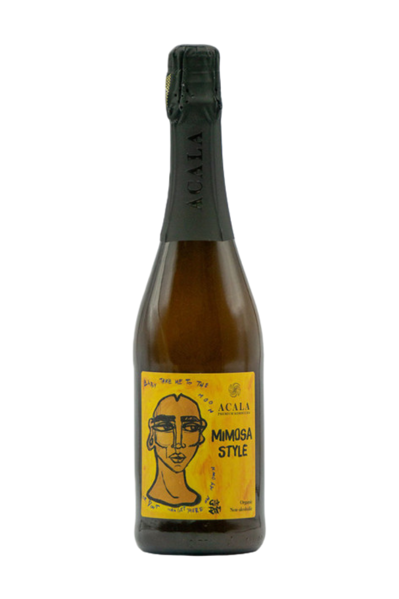 Organic sparkling tea ACALA Mimosa Style, 750 ml