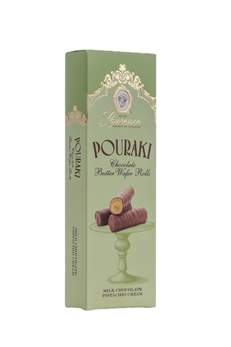 Laurence Pouraki Pistachio Rolls, 4 x 30 g